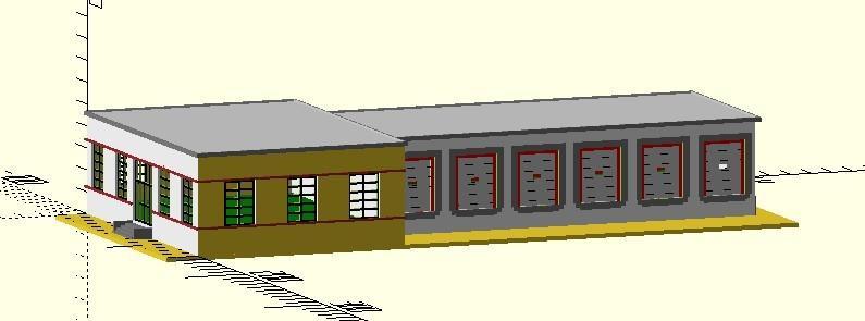 n scale truck facility