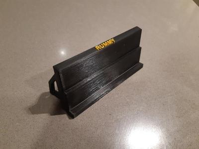 Rummy tile holder (travel size) with print-in-place foldable legs