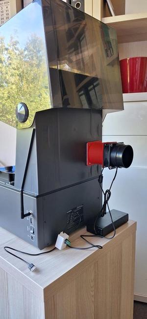 Elegoo Saturn 4 / Saturn 4 Ultra Ventilation Adapter with Heater Mod.