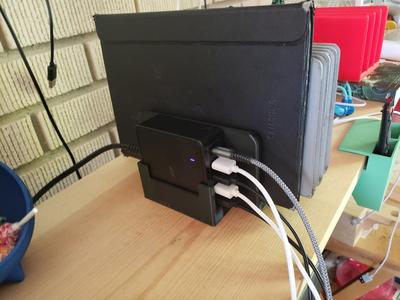 Tablet charging station and holder
