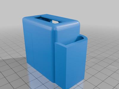 Brave 4 FPV mount with power button hole and zero angle