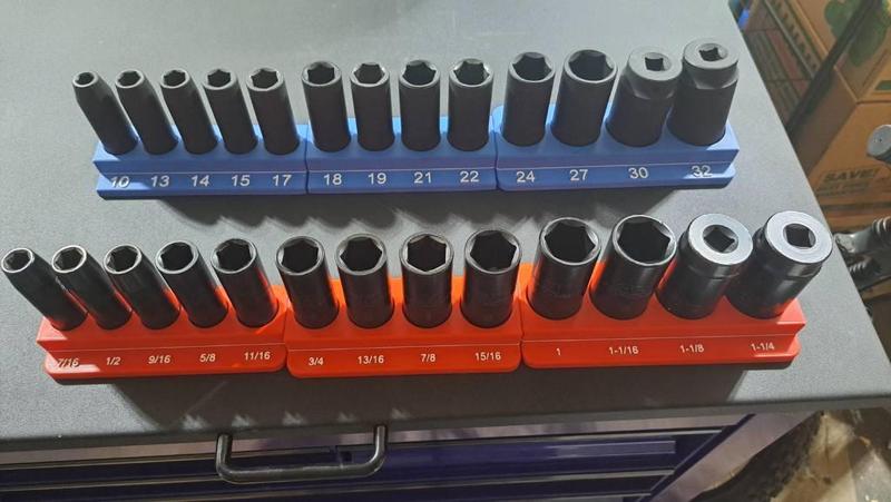 SAE and Metric Impact Deep Socket Set 1/2 inch, Harbor Freight Pittsburgh 