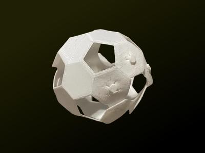3d printed Soccer ball fold-up