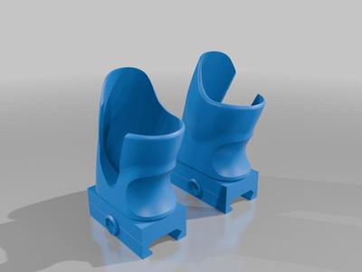 Improved Quest 2 holders for Vr Gun Stock