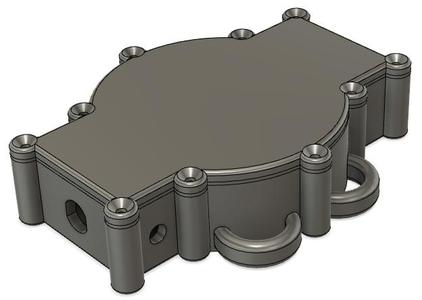 Endfed case for amidon FT240-43 toroid