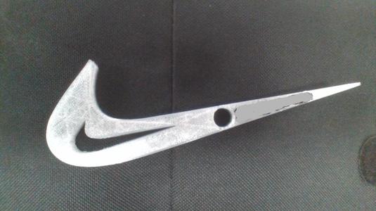 Nike in a Nike Keyring