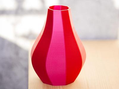 Eye-catching red Vase
