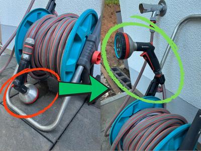 Gardena Hose Reel Holder