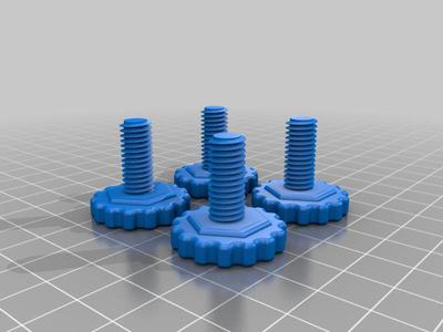 plastic hand screw for camper window lock
