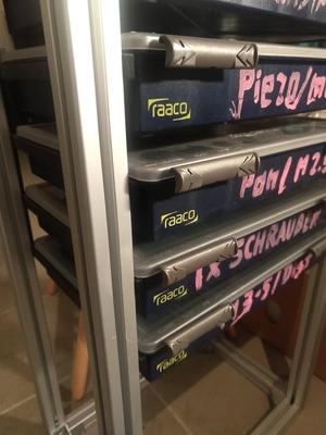 Raaco PSB 4 stacking rails for item-30 profile