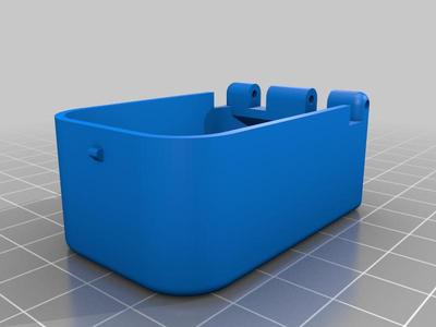 Dog treat container with text on lid