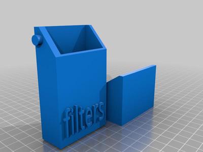 Slim filter box