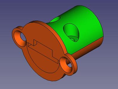 USB build-in holder with Mikro printholder