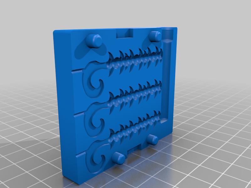 My version Bait Breath Bugsy 2.5"  fishing lure mold