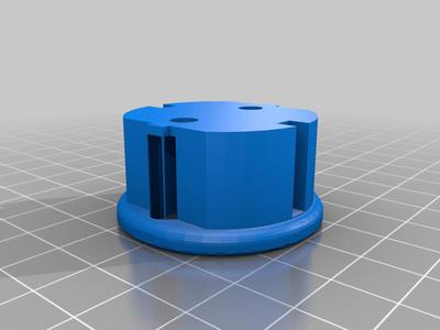 Grounded plug adapter to male plug