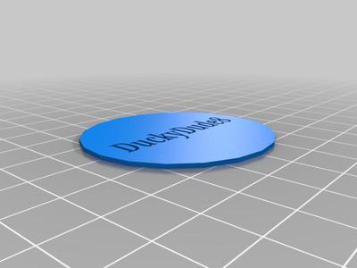 @DuckyDude8 Drink Coaster  