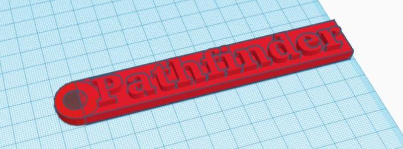 Pathfinder keychain
