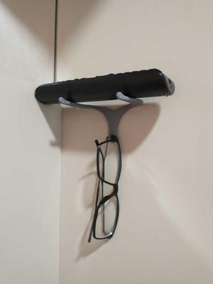 Glasses and TV control support