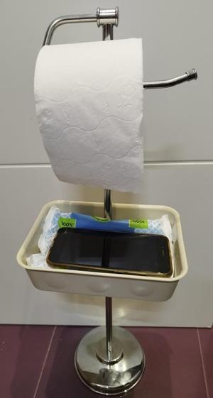 Ikea Balungen + Nojig toilet paper holder