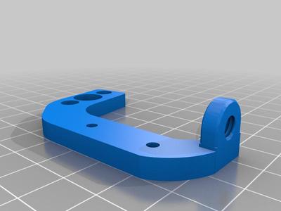 Ender 3 Filament Guide Mount with PTFE Coupler Mount