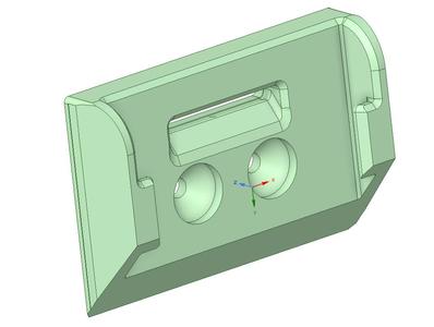 Micro DEWALT 20v Battery Mount: Quick Printing (1hr Print Time)