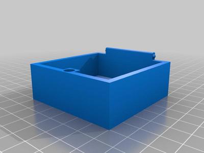 Taller Low-Poly Mountain Themed Ring Box with Magnet Closure