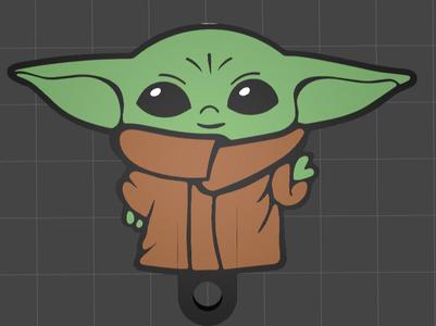 yoda keychain