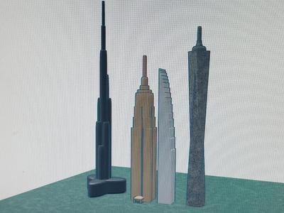 mini skyscrapers