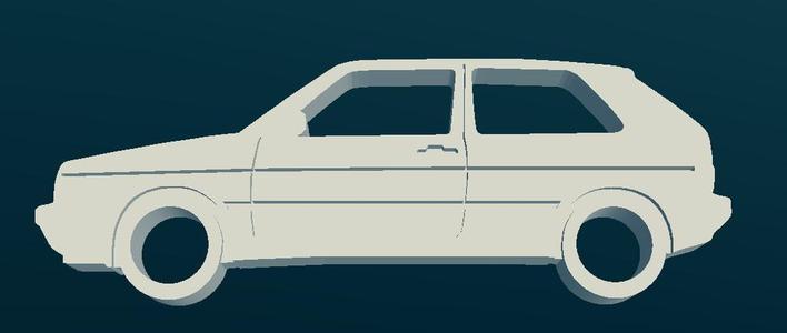 Golf II GT Special Keychain