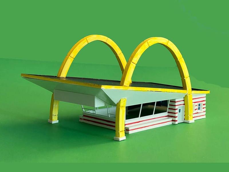 EARLY McDONALD'S RESTAURANT HO SCALE