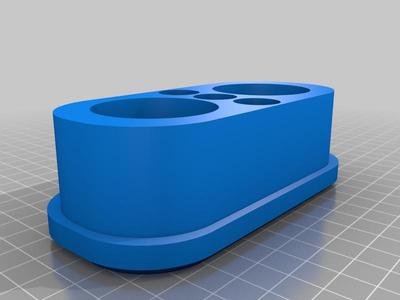 Toothbrush & Toothpaste Holder