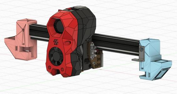 Voron Stealthburner for Hypercube Evolution Rail System (HevoRS)