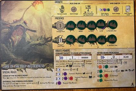 Spirit Island 2 color Lure of the Deep Wilderness presence token