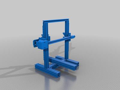 Z Axis Linear Rail Lift Mod using the Outside V Slots for Ender 3 and Aquila
