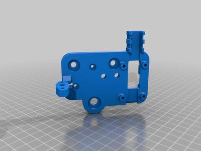 Revo Hemera XS Ender 3 / 3 Pro / 5 / CR-10 Mounting Plate (4020 Fan, BL-Touch))