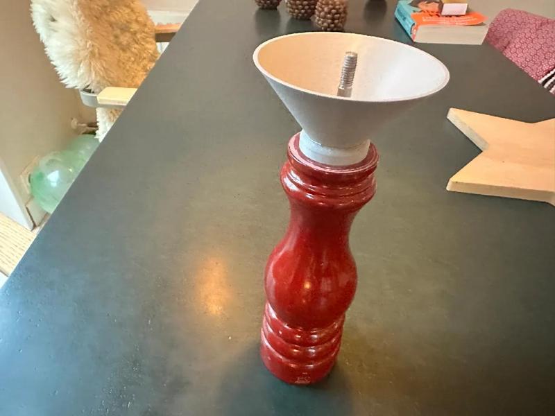 Peugeot salt mill funnel   
