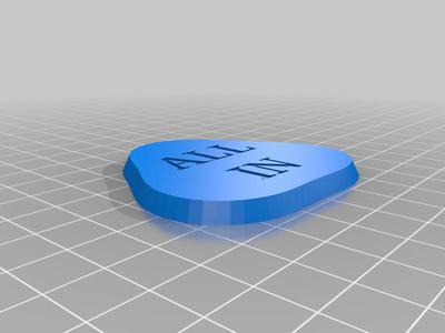 All In Poker Button