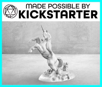 Unicorn - Action Pose - Tabletop Miniature
