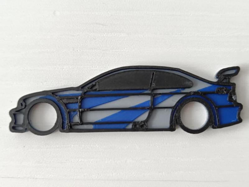 Most Wanted BMW M3 GTR Keychain   