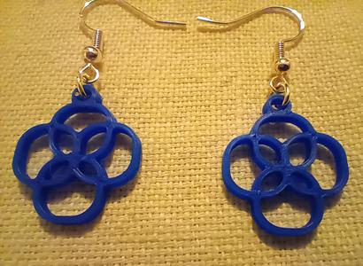 Rounded Square Earrings
