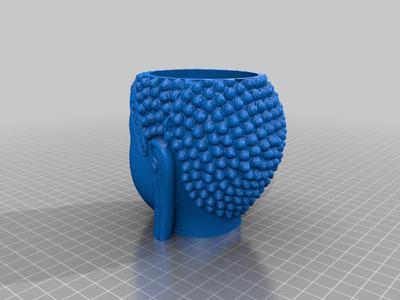 Full Buddha Head Vase (Remix)