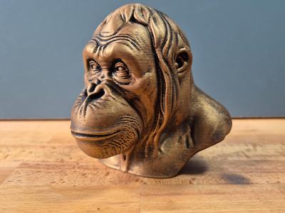 Orangutan Bust model