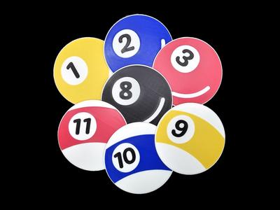 BilliarDiscs - Coasters & Magnets