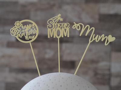 Mother´s day toppers
