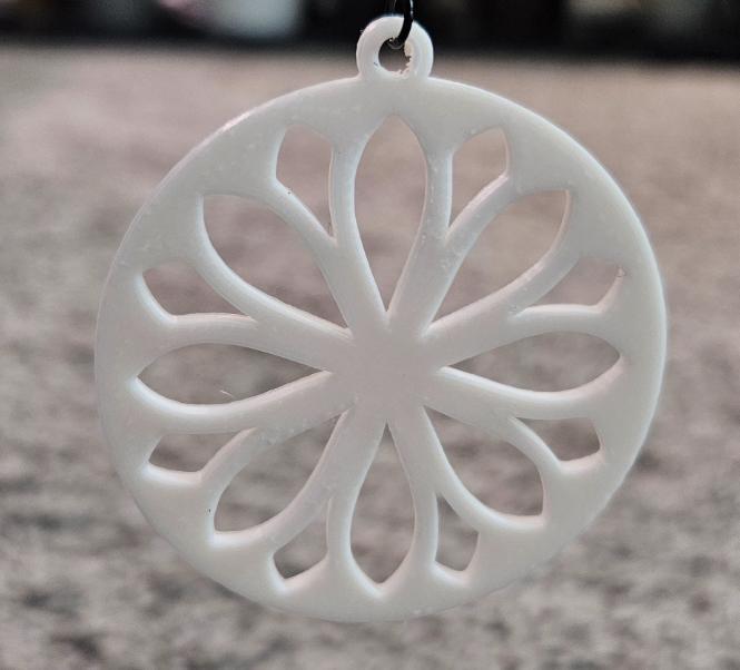 Flower Burst Hoop Earring