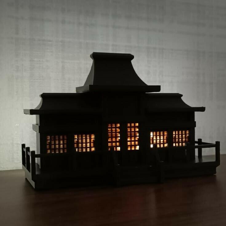Japanese House Night Lamp