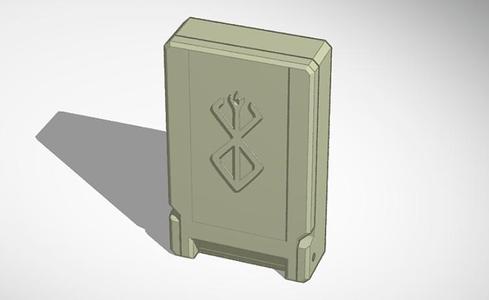 PIP Dice Box/Tower Berserk extruded Logo