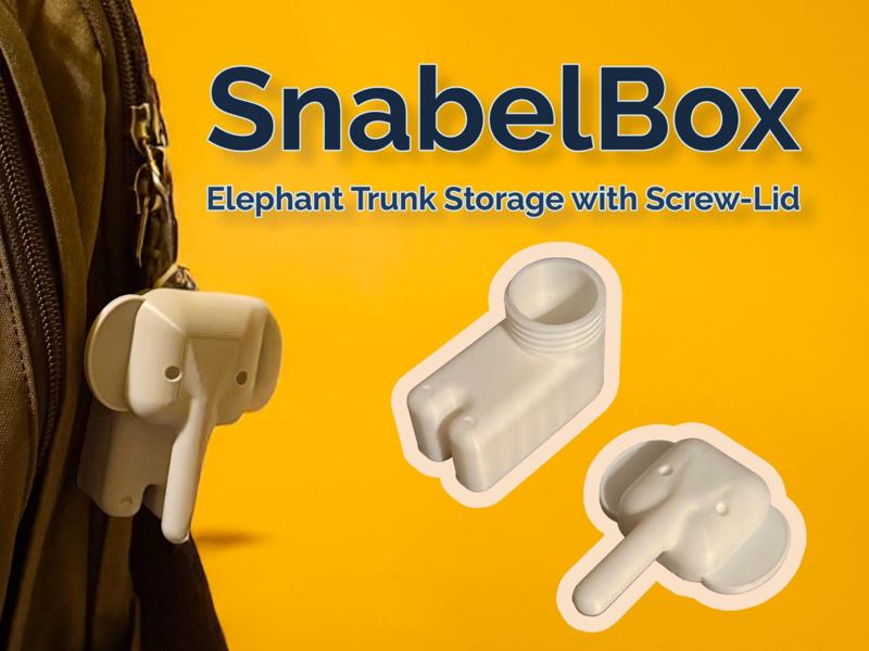 SnabelBox – Elephant Trunk Storage with Screw-Lid