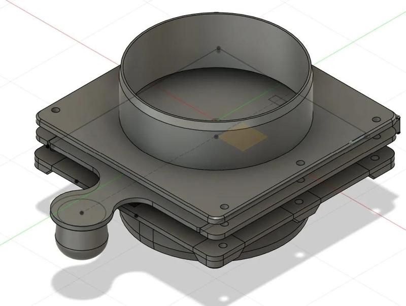Blast Gate 100 mm   