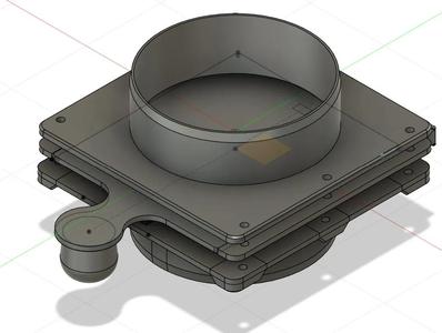 Blast Gate 100 mm   
